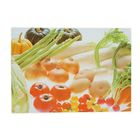 Доска разделочная стеклянная Доляна «Полезные овощи», 35×25 см - Фото 1