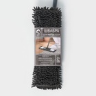 Швабра для мытья пола плоская Доляна, насадка микрофибра букли 42×12 см, телескопическая ручка 70 (120) см - Фото 6