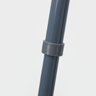 Швабра для мытья пола плоская Доляна, насадка микрофибра букли 42×12 см, телескопическая ручка 70-120 см - фото 187670