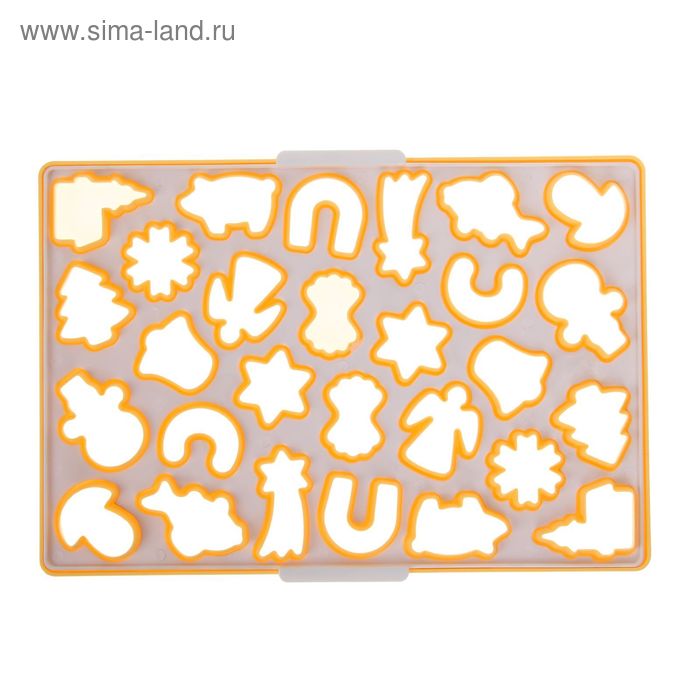 Форма для вырезания печенья «День Ангела», 33×23×1 см, цвет жёлтый, белый - Фото 1