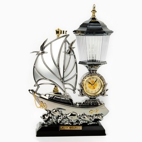 Часы-светильник "Эскала", с будильником, 34 х 25 см