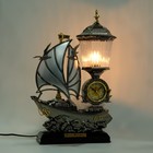 Часы-светильник "Эскала", с будильником, 34 х 25 см - Фото 4