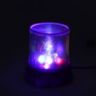 Ночник-проектор "Планетарий", 4 LED, (USB, адаптер в комплекте) или (4*ААА), пластик - Фото 4