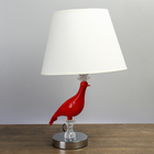 Лампа настольная 42 см "Красная колибри" (V220/E27/40W) - Фото 1