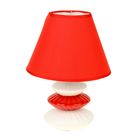 Лампа настольная 30 см "Красное и белое", 30 см (V220/E14) - Фото 1