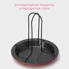 Подставка для куры-гриль «Ренард», 20×17 см, антипригарное покрытие, красная - Фото 2