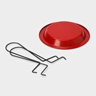 Подставка для куры-гриль «Ренард», 20×17 см, антипригарное покрытие, красная - Фото 7