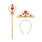 Карнавальный набор "Царевна", 2 предмета: корона и жезл, цвета МИКС - Фото 1