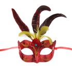 Карнавальная маска «Новинка», с перьями, цвета МИКС - Фото 1
