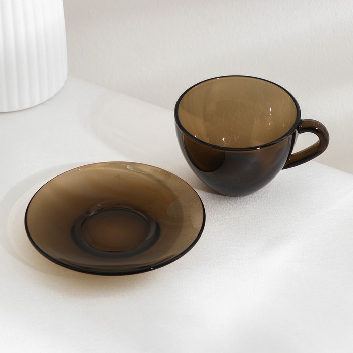 Набор чайный стеклянный Simply Eclipse, 200 мл, 12 предметов - фото 1893579243