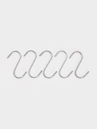 Крючки для рейлинга Доляна, d=2.4 см, 7 см, 5 шт., хромированные - Фото 1