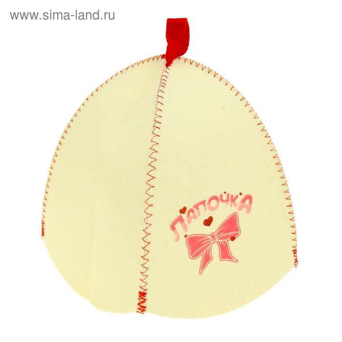 Шапка банная детская термопринт "Лапочка" - Фото 1