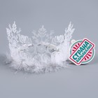 Корона на голову для девочки «Снежинка», с пухом - Фото 5