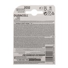 Батарейка литиевая Duracell, CR2032-1BL, 3В, блистер, 1 шт. - Фото 2