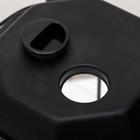 Аквариум «Восьмигранный» с крышкой, 24 литра, 25×25×45/50 см, чёрный - Фото 2