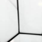 Аквариум "Восьмигранный" с крышкой, 24 литра, 25 х 25 х 46/50 см, чёрный - Фото 6