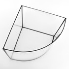 Аквариум «Сектор» угловой с крышкой, 40 л, 40×40×36/41.5 см, чёрный - Фото 7