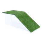 Мостик для черепахи односторонний № 5 с травой, 42×20×16 см - Фото 2