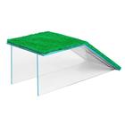 Мостик для черепахи односторонний № 5 с травой, 42×20×16 см - Фото 4