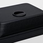 Аквариум «Колонна» с крышкой, 30 л, 30×23×43/48.5 см, чёрный - Фото 3