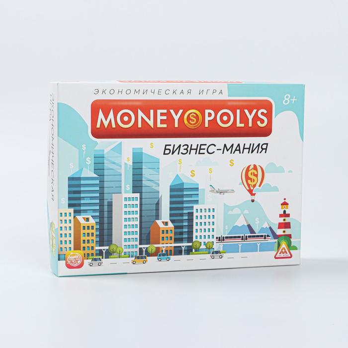 Настольная экономическая игра «MONEY POLYS. Бизнес-мания», 240 банкнот, 8+ - фото 1889103080