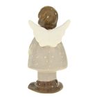Сувенир керамика "Ангелок в платье с птичкой" 9,6х4х4,5 см - Фото 3