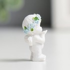Фигурка полистоун «Ангелочек малышок», голубой веночек, 3×1.5×2 см, МИКС - Фото 4