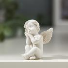 Сувенир полистоун "Ангелок отдыхающий" 3,8х2,6х3 см, МИКС - Фото 5