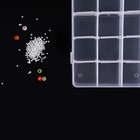 Органайзер для хранения, 18 ячеек, съёмные перегородки, пластик, 23×12×4 см, прозрачный - Фото 3