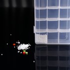 Органайзер для хранения, 18 ячеек, съёмные перегородки, пластик, 23×12×4 см, прозрачный - Фото 6