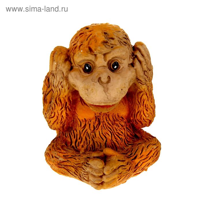 Сувенир полистоун "Мартышка не вижу/не слышу/ничего не скажу" МИКС, 3,8х3,2х3,2 см - Фото 1