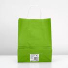 Пакет крафт «Радуга» травяной, 25×11×32 см - Фото 2