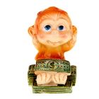Сувенир полистоун "Малыш обезьянка с купюрами" МИКС, 4,2х3,2х3 см - Фото 1