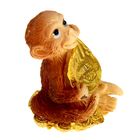 Сувенир полистоун "Кроха обезьянка с рублём" МИКС, 1,9х3,6х2,6 см - Фото 2