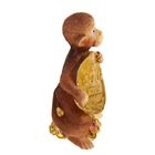 Сувенир полистоун "Кроха обезьянка с рублём" МИКС, 6,2х4,3х2,8 см - Фото 2