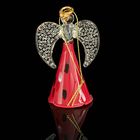 Сувенир стекло ангел "Красная мозаика" 9х5,5х4 см - Фото 4