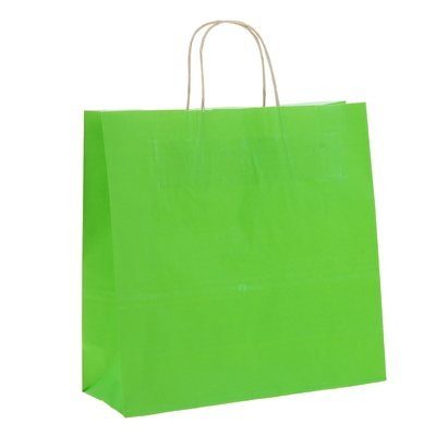 Пакет крафт "Радуга" травяной, 32 х 12 х 32 см