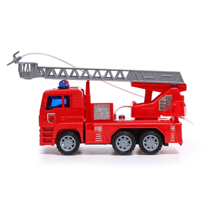Машина инерционная «Пожарная», масштаб 1:16, световые и звуковые эффекты, стреляет водой, МИКС - фото 1880264285