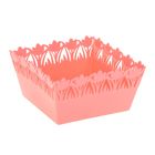 Корзинка пластиковая для хранения «Тюльпаны», цвет МИКС - Фото 1
