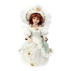Кукла коллекционная Стелла в белом платье 40 см - Фото 1