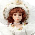 Кукла коллекционная Стелла в белом платье 40 см - Фото 5