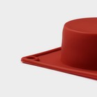 Форма силиконовая для выпечки Доляна «Фигуры.Круг», 29×17×2.7 см, 8 ячеек (5.8×2.7 см), цвет коричневый - Фото 6