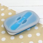 Контейнер складной с крышкой «Бланш», 750 мл, цвет МИКС - Фото 1