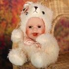 Кукла коллекционная керамика "Малыш в костюме мишки" 24 см - Фото 1