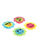 Набор точилок «Ромашка-смайл», 4 штуки, с контейнером, МИКС 1099980 - фото 8968563