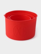 Формы для выпечки куличей Доляна «Куличики», набор 3 шт.: 15.5/13/10 см, красные - Фото 2