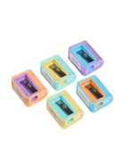 Набор точилок, 5 штук, пастель ребристая, МИКС - Фото 1