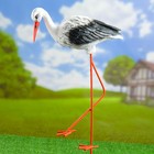Садовая фигура "Аист" малый 30*13*60 см - Фото 1