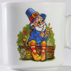 Набор посуды детский Добрушский завод «Лесовичок», 3 предмета: кружка, миска, тарелка, фарфор, белый, рисунок МИКС - Фото 4