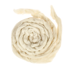 Шерсть для валяния сливер из тонкой шерсти 100гр (0770, натур.светлый) - Фото 2